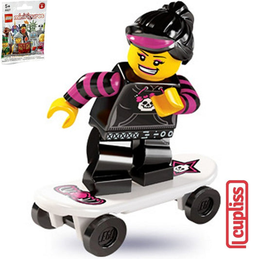 sealed - Skater Girl LEGO 8827 Minifigure Series 6 no 12