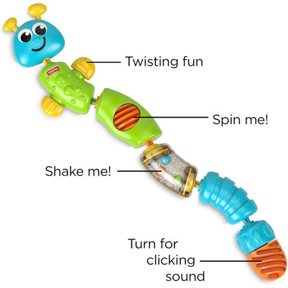Fisher Price W9834 Baby Snap Lock Caterpillar