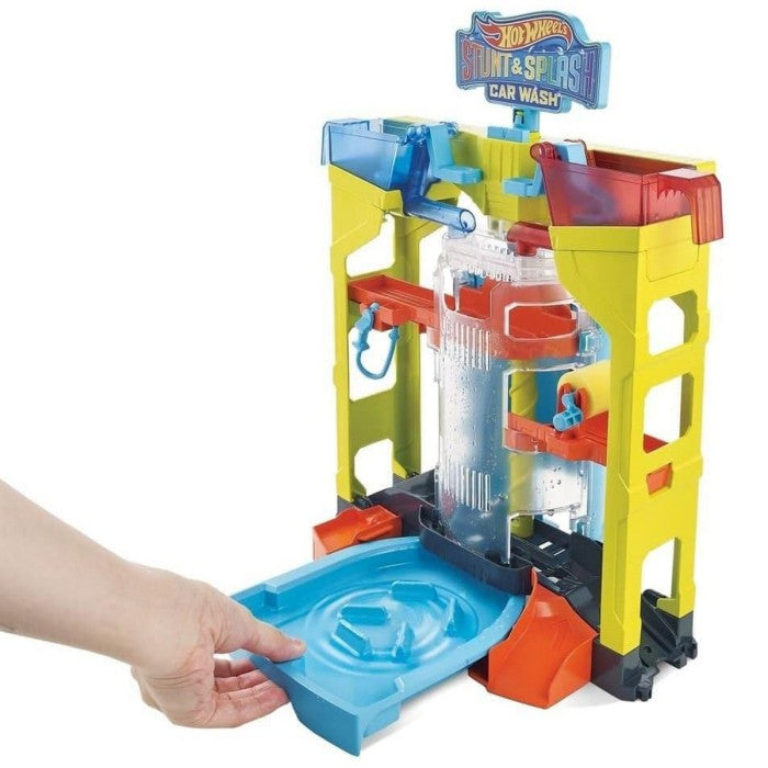 Mattel Hot Wheels GRW37 Stunt & Splash Car Wash Playset