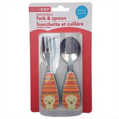 Skip Hop Zoo Utensil 252371 Llama Sendok Garpu Alat Makan Skiphop