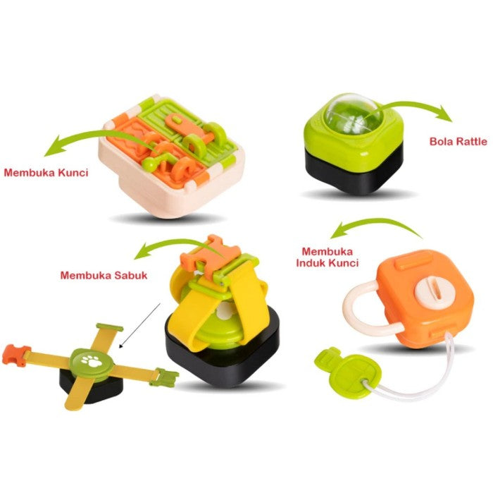 IQANGEL Creative Training Blocks Set Mainan Edukasi Bayi IQ Angel