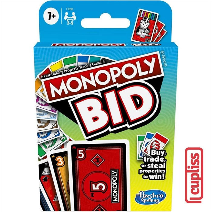 Hasbro Games F1699 Monopoly Bid Card Board Game