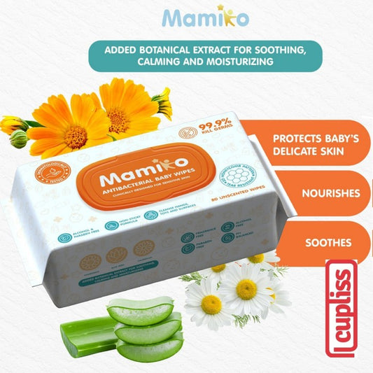 Mamiko 80s Antibacterial Tisu Basah Anti Bakteri Baby Wipes