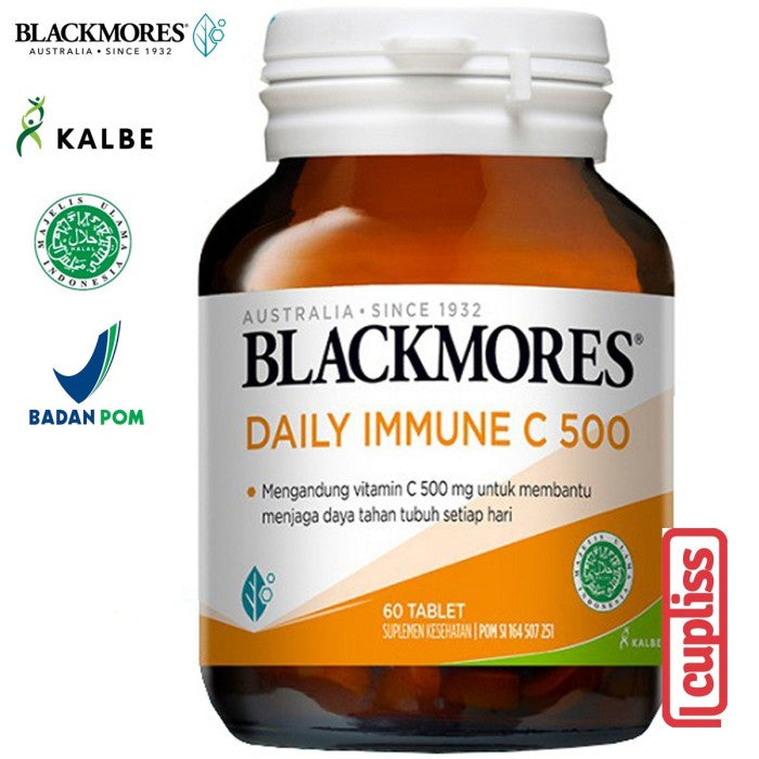 BLACKMORES Multivitamin Daily Immune C500 - 60 caps BPOM Kalbe