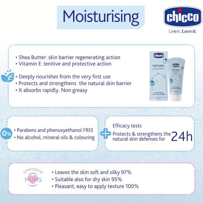 CHICCO Natural Sensation Baby Face Cream 50ml Krim Wajah Bayi 50 ml G6007