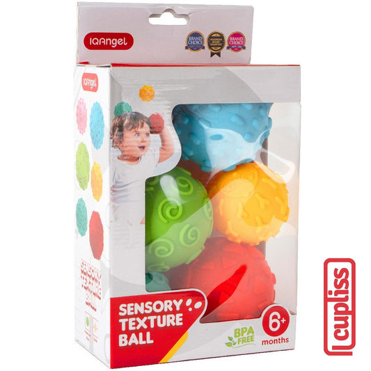 IQAngel Sensory Toy Texture Ball 6 pcs IQ0256