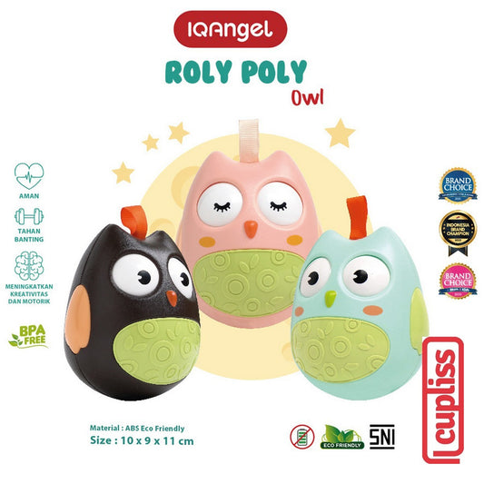 IQANGEL Roly Poly Owl Toys IQ0202 Mainan Kerincingan Anak IQ Angel
