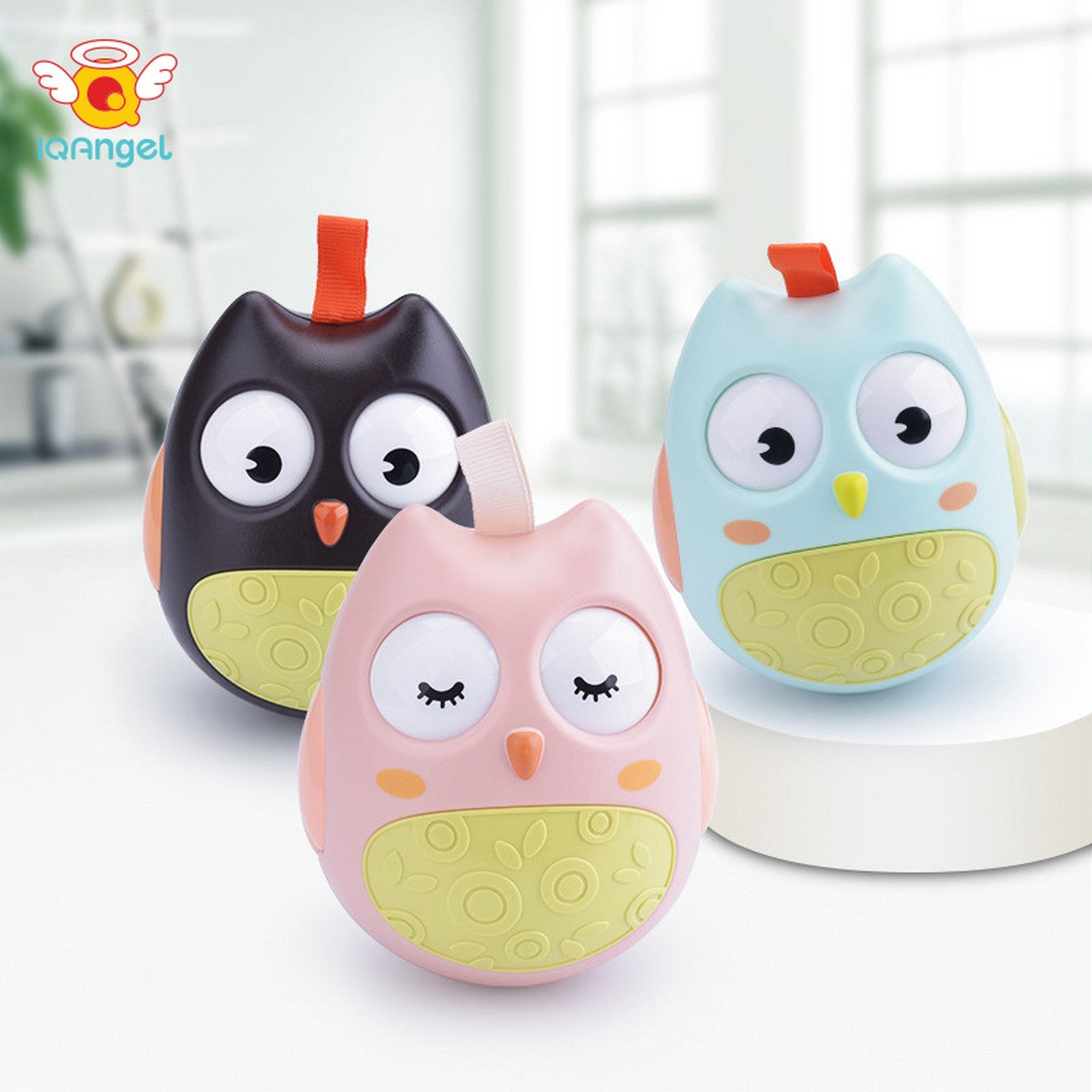 IQANGEL Roly Poly Owl Toys IQ0202 Mainan Kerincingan Anak IQ Angel