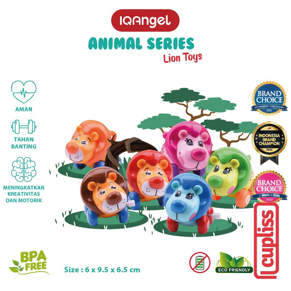 IQANGEL Lion Toys IQ634 Mainan Anak Singa IQ Angel