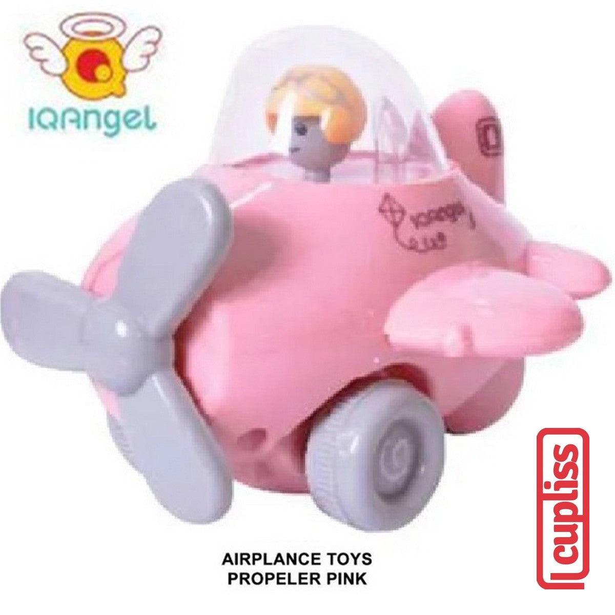 IQANGEL Airplane Toys IQ309A-1 Mainan Edukatif Anak IQ Angel