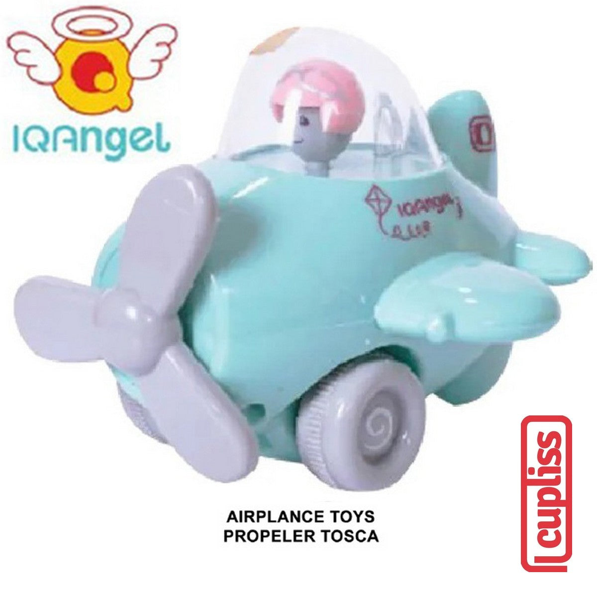 IQANGEL Airplane Toys IQ309A-1 Mainan Edukatif Anak IQ Angel