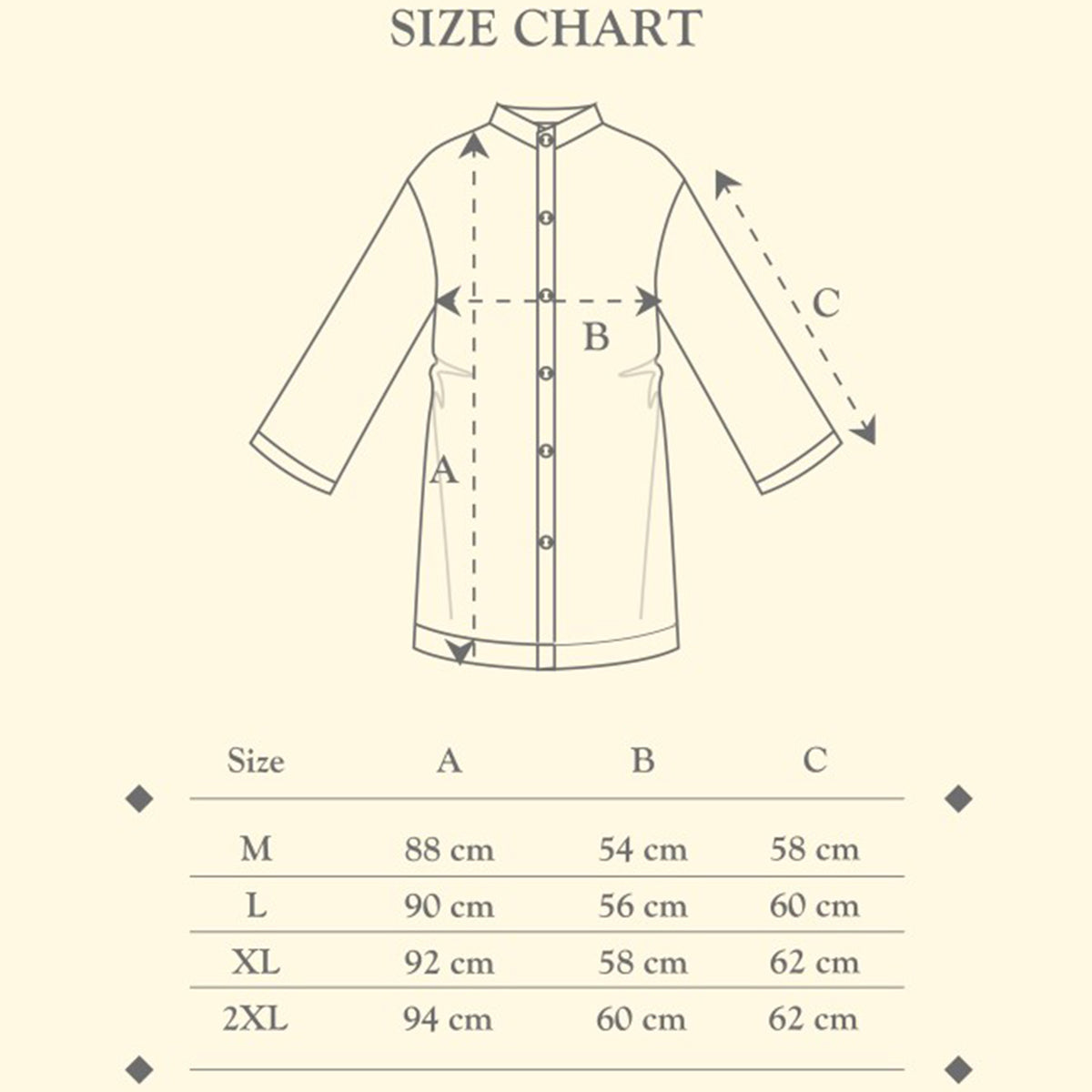 Little Palmerhaus Althan Koko Kurta Avi Baju Koko Dewasa