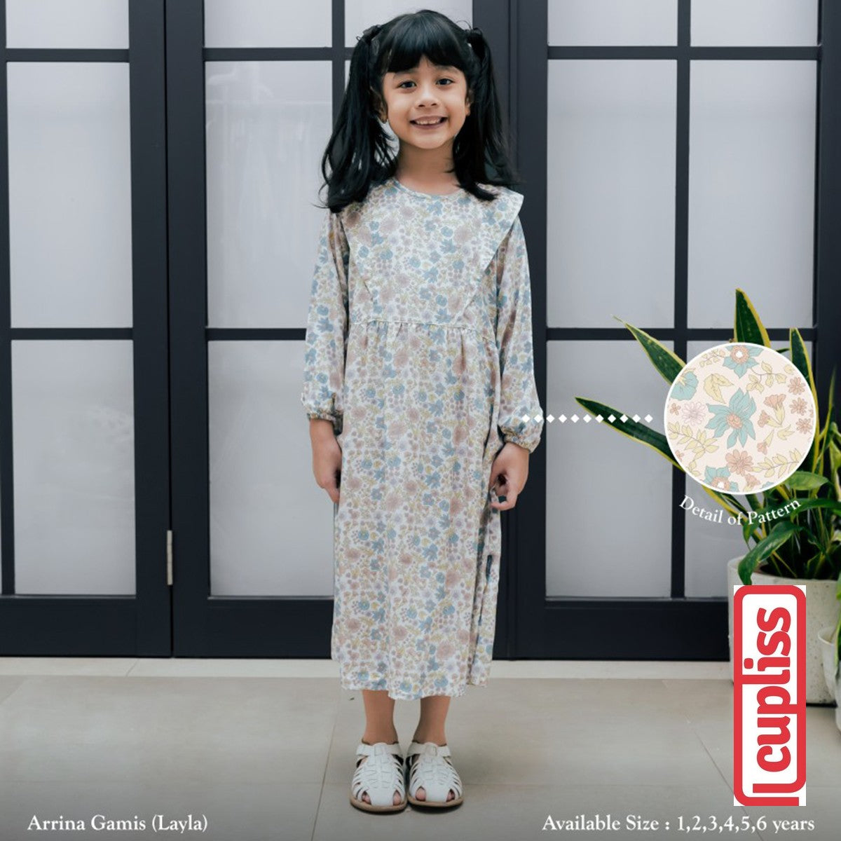 Little Palmerhaus Arrina Gamis Layla Baju Gamis Anak