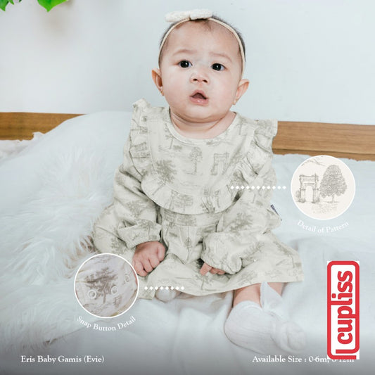 Little Palmerhaus Eris Baby Gamis Evie Baju Gamis Bayi