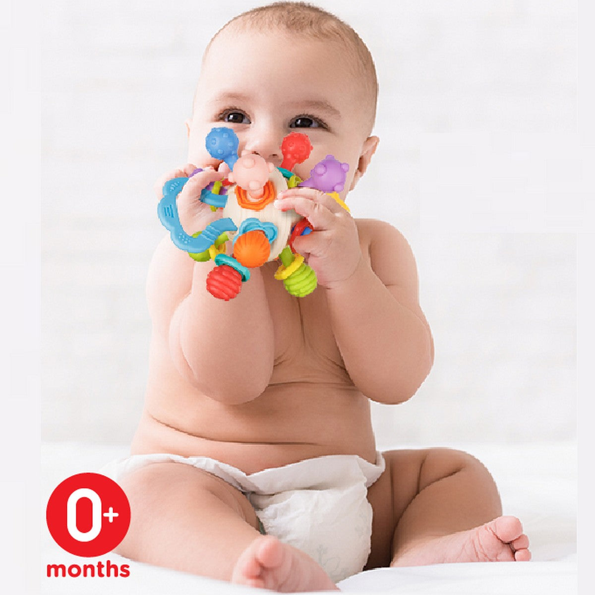 IQANGEL Gripnchew Sensory Teether Toy IQ0194 Mainan Gigitan Bayi IQ Angel
