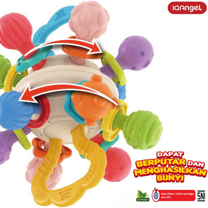 IQANGEL Gripnchew Sensory Teether Toy IQ0194 Mainan Gigitan Bayi IQ Angel