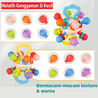 IQANGEL Gripnchew Sensory Teether Toy IQ0194 Mainan Gigitan Bayi IQ Angel