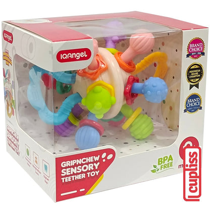 IQANGEL Gripnchew Sensory Teether Toy IQ0194 Mainan Gigitan Bayi IQ Angel