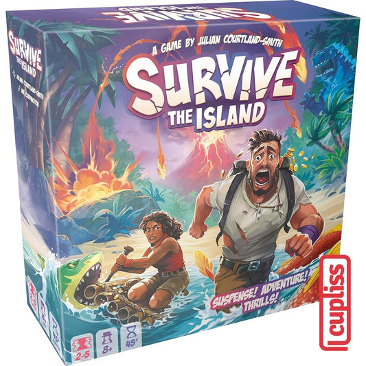 Survive the Island new version Board Game Zygomatic Original