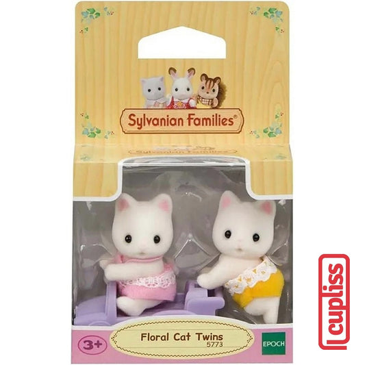 EPOCH Sylvanian Families 5773 Floral Cat Twins Figure