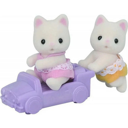 EPOCH Sylvanian Families 5773 Floral Cat Twins Figure