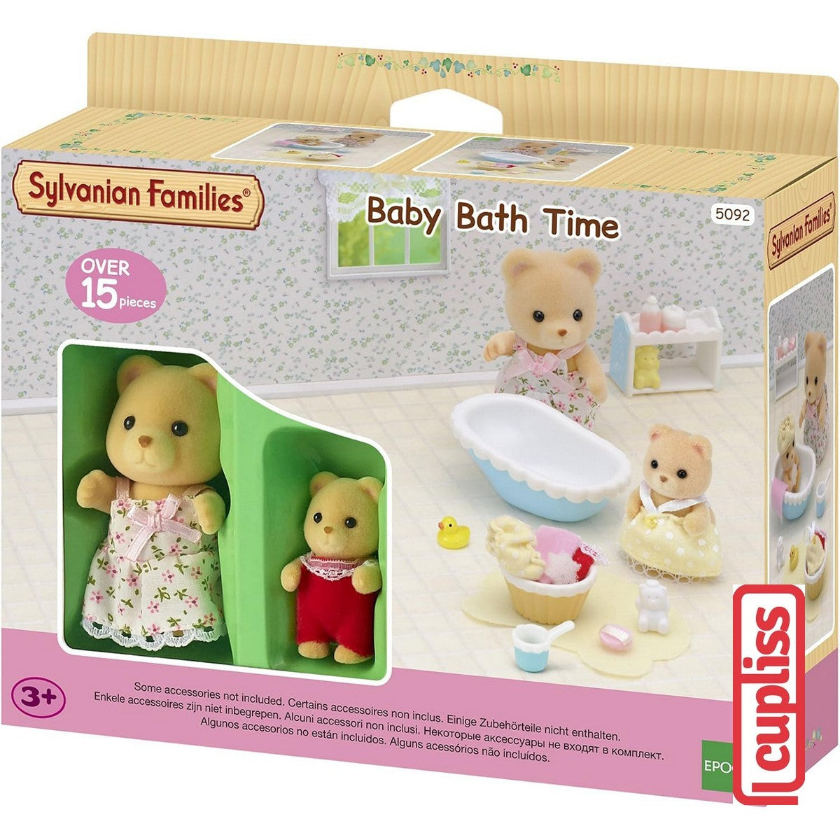 EPOCH Sylvanian Families 5092 Baby Bath Time Set