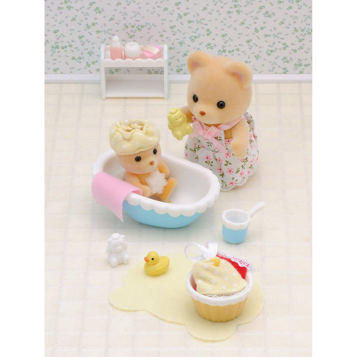 EPOCH Sylvanian Families 5092 Baby Bath Time Set