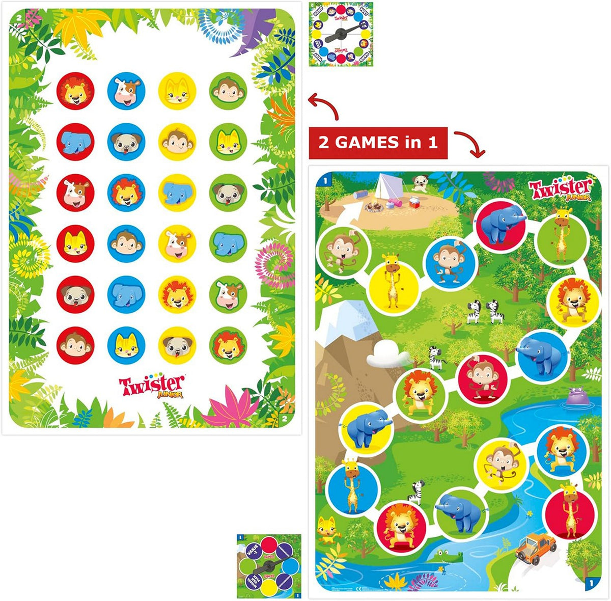 Hasbro Board Game F7478 Twister Junior Family Party Games