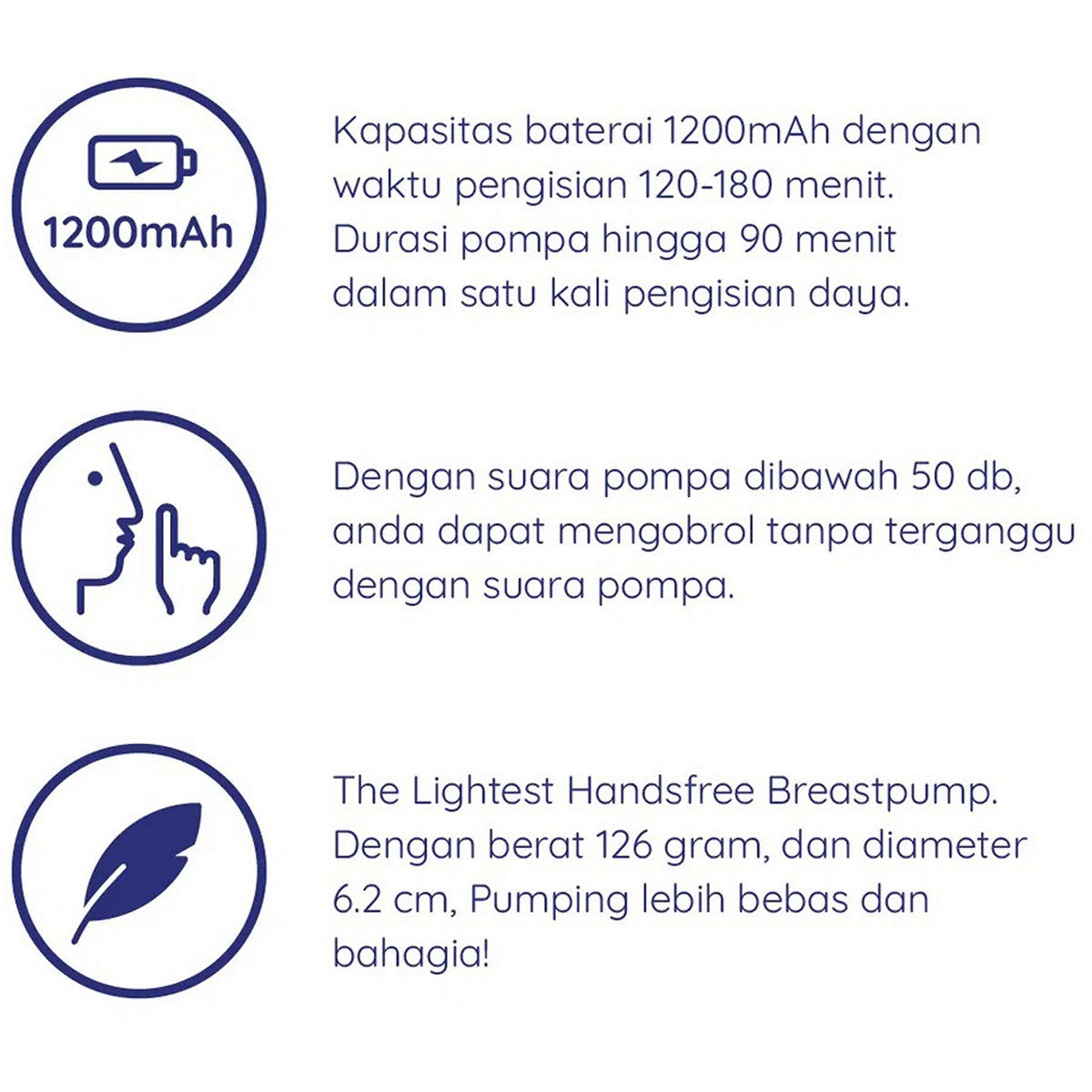 GABAG Breastpump Kolibri Minimax Electric Pompa ASI Breast Pump