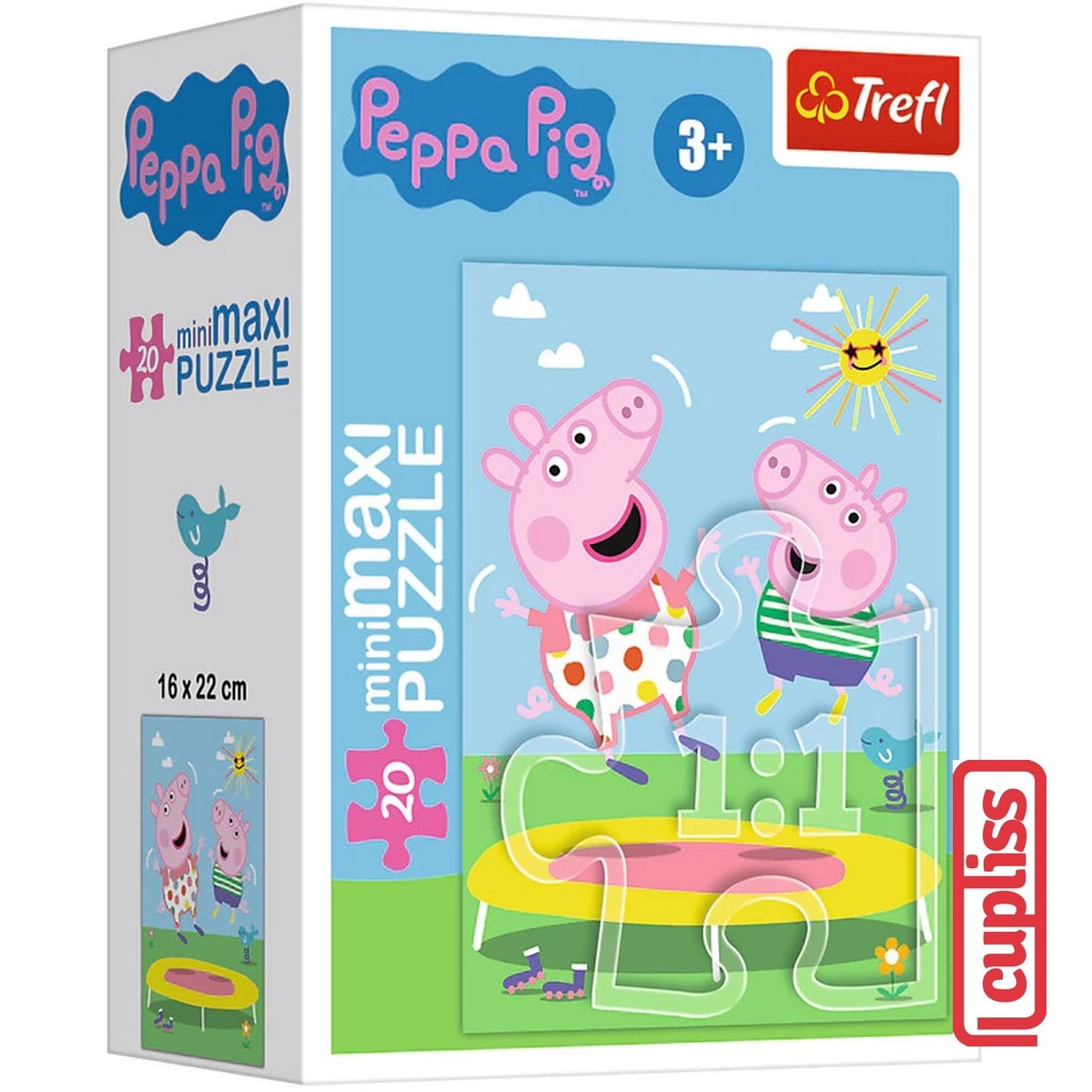 Trefl Puzzle 21125 Peppa Pig Free Day Mini Maxi 20 pcs 56033 Mainan