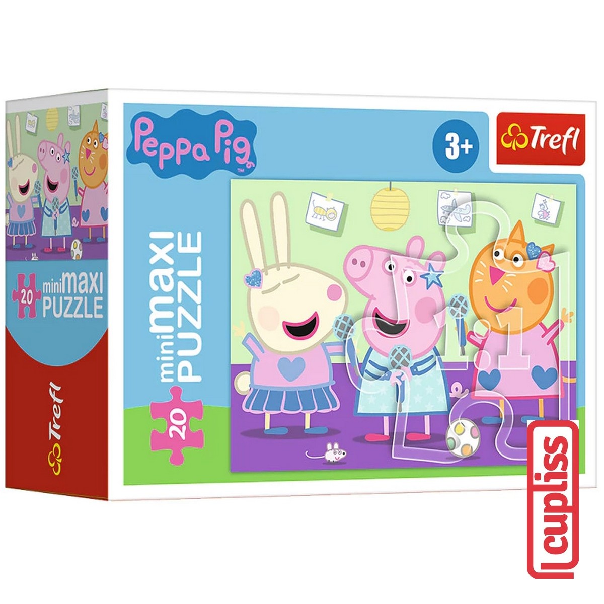Trefl Puzzle 21126 Peppa Pig Free Day Mini Maxi 20 pcs 56033 Mainan