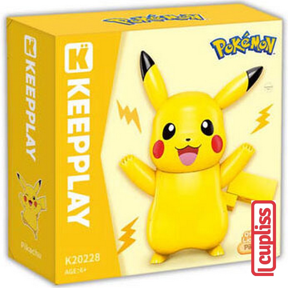 QMAN Keeppley K20228 Kuppy Pikachu Figure Pokemon Bricks Balok Mainan