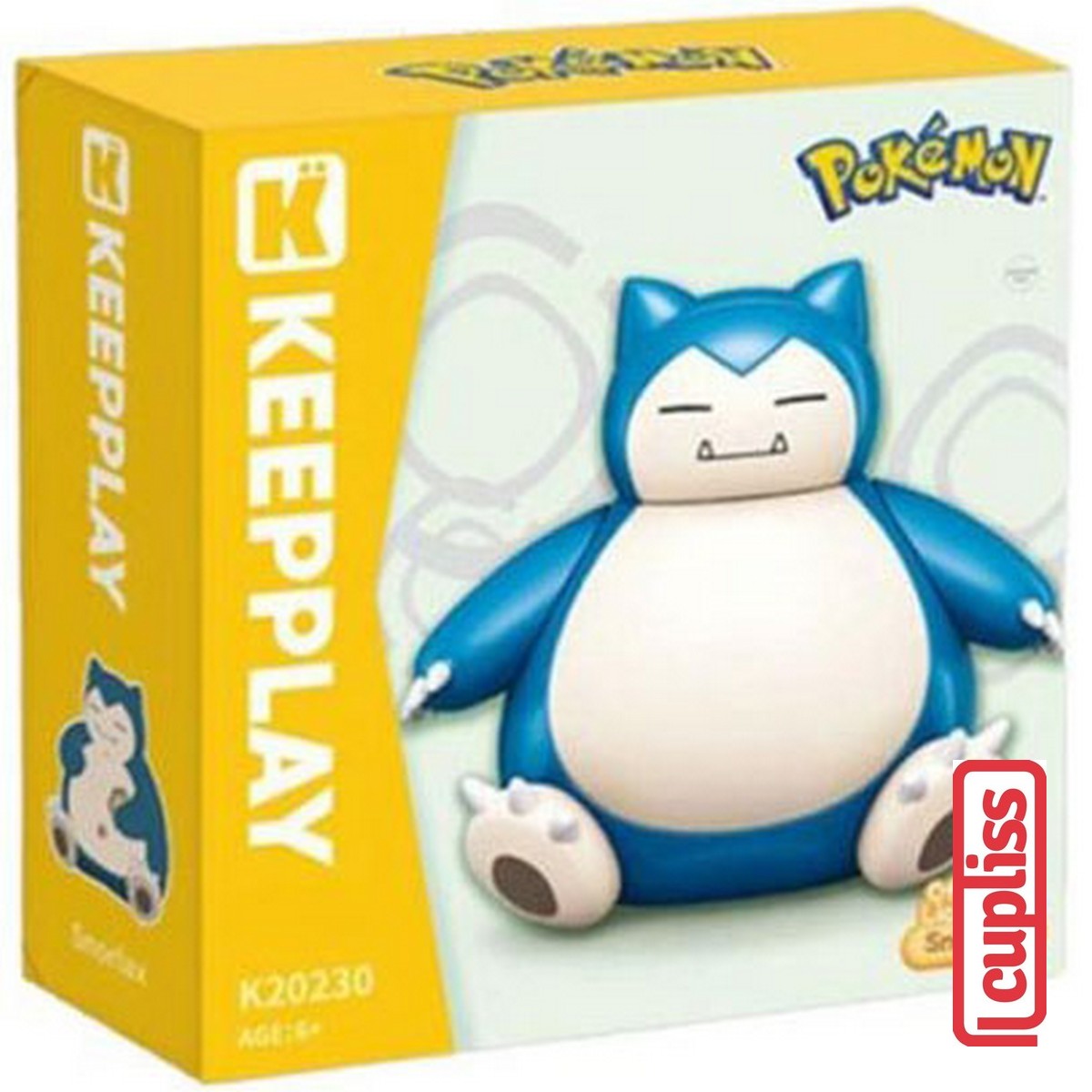 QMAN Keeppley K20230 Kuppy Snorlax Figure Pokemon Bricks Balok Mainan