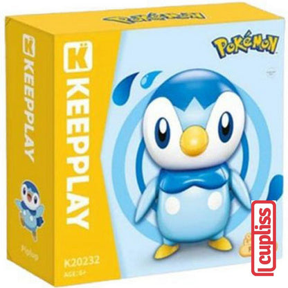 QMAN Keeppley K20232 Kuppy Piplup Figure Pokemon Bricks Balok Mainan