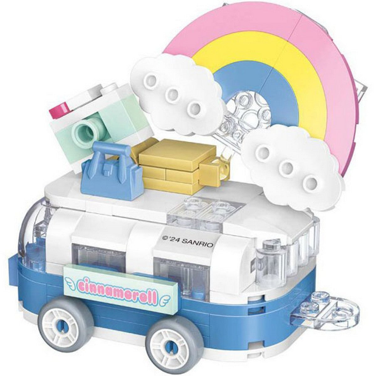 QMAN Keeppley K20832 Sanrio Cinnamoroll Leisurely Journey Figure Mainan