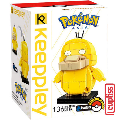 QMAN Keeppley A0103 Psyduck Figure Pokemon Bricks Asia Balok Mainan