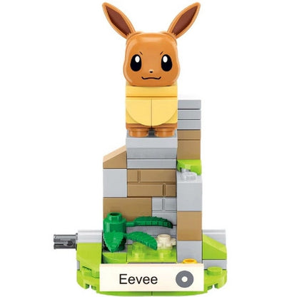 QMAN Keeppley B0102 Mini Eevee Poke Ball Pokemon Bricks Asia Balok Mainan