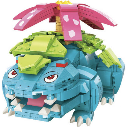 QMAN Keeppley B0107 Venusaur Figure Pokemon Bricks Asia Balok Mainan