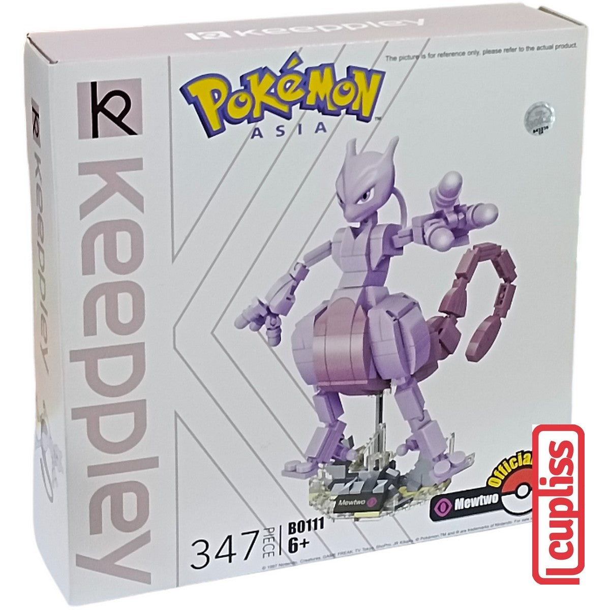 QMAN Keeppley B0111 Mewtwo Figure Pokemon Bricks Asia Balok Mainan