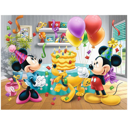 Trefl Puzzle 18211 Disney Mickey Mouse Friends Birthday Cake 30 pcs Mainan