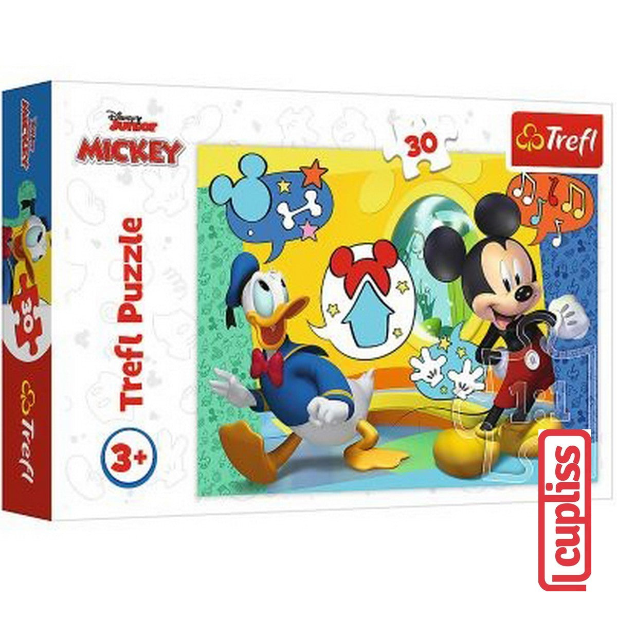 Trefl Puzzle 18289 Disney Juinior Mickey Mouse Funhouse 30 pcs Mainan