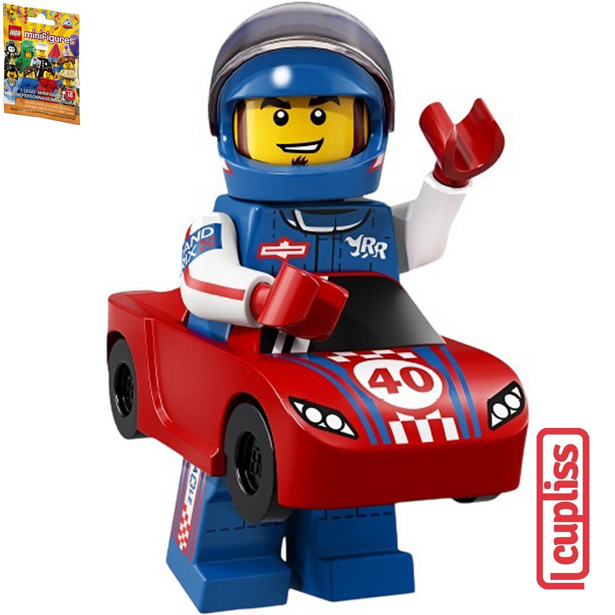 Sealed - Race Car Guy LEGO 71021 Minifigure Series 18 No 13