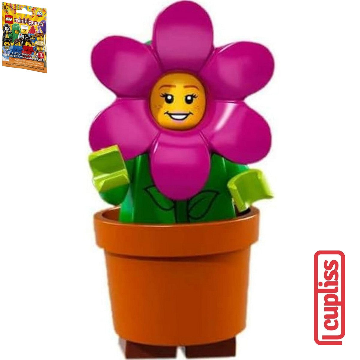 Sealed - Flower Pot Girl LEGO 71021 Minifigure Series 18 No 14