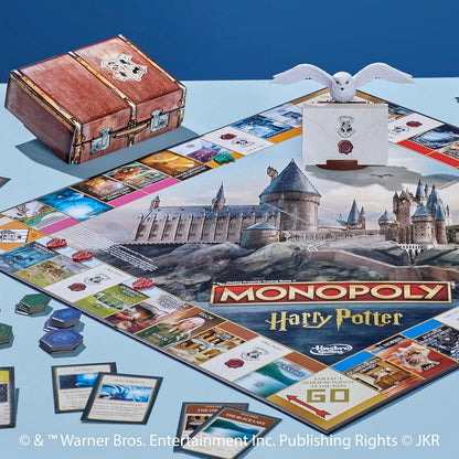 Hasbro Board Game F9422 Monopoly Harry Potter Permainan Papan Party Family Games