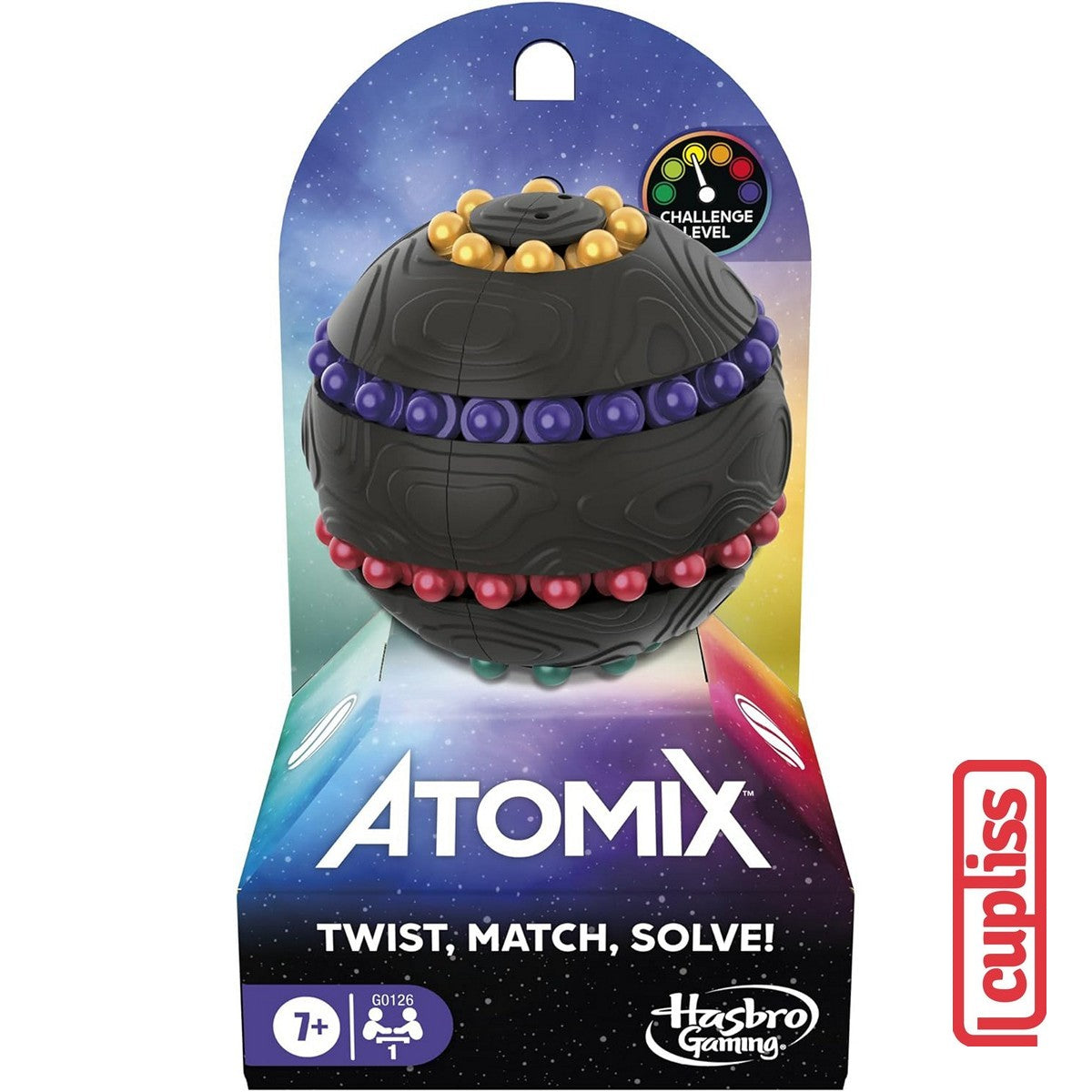 Hasbro Board Game G0126 Atomix Sphere Ball Fidget Toy Travel Games