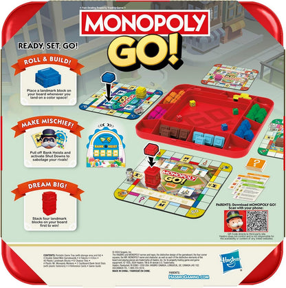 Hasbro Board Game G1291 Monopoly Go Permainan Papan Travel Games