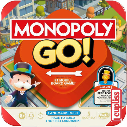 Hasbro Board Game G1291 Monopoly Go Permainan Papan Travel Games