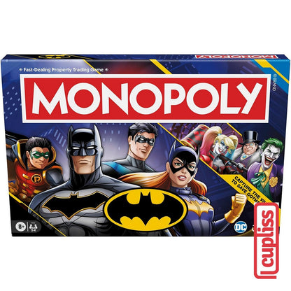 Hasbro Board Game F9930 Monopoly Batman Permainan Papan Family Games