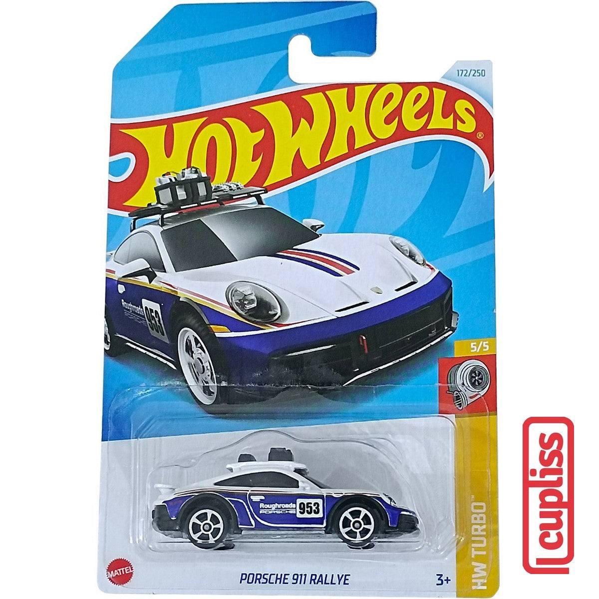 Hot Wheels HW Basic HRY70 Porsche 911 Rallye Mattel Hotwheels