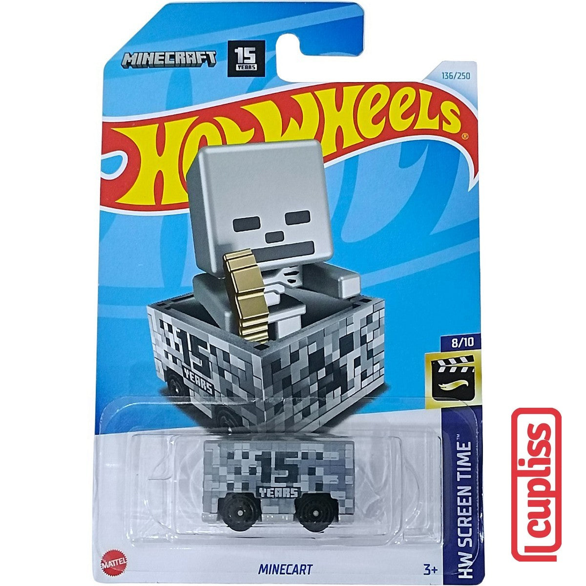 Hot Wheels HW Basic HTB38 Minecart Minecraft Mattel Hotwheels